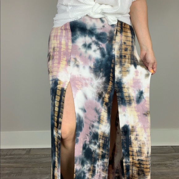 Gypsy Wanderer Tie Dye Maxi Skirt S Boho Hippie - Picture 6 of 8